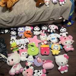 Hello Kitty Plushies And More