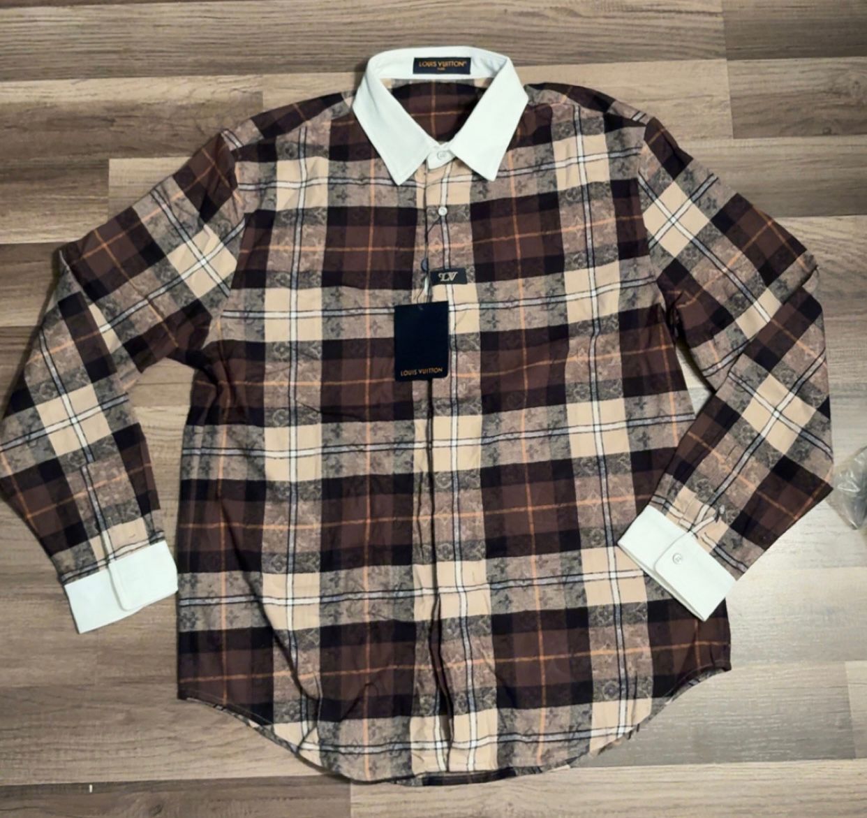Brown shirt
