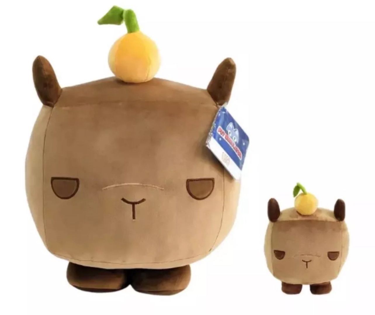 Pet Simulator X Titanic Capybara Plush With Baby Big Games Updated NO CODE