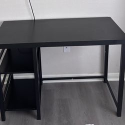 Black storage desk- CASH ONLY