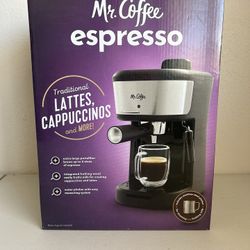 Mr. Coffee Steam Espresso Maker – New / Open Box