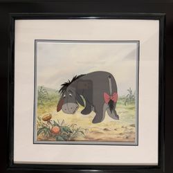 Disney Sericel - Eeyore From Winnie The Pooh Rare Limited Edition