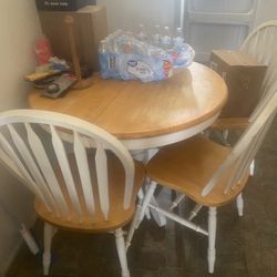 Kitchen Table Set With Three Chair Chairs