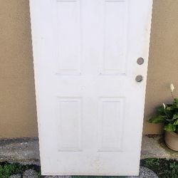 Exterior Living room  Door 36-in x 80-in Left Inswing