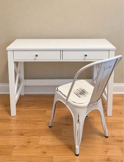 Desk and chair