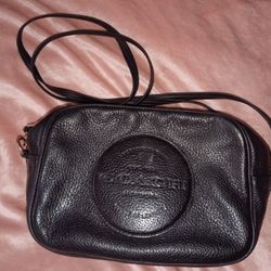 Coach Black Leather Crossbody Bag