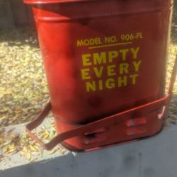 Vintage Triangular Oily Can