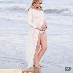 Maternally white dress size small