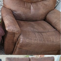Sofa Bed With LaZboy Rocking Recliner 