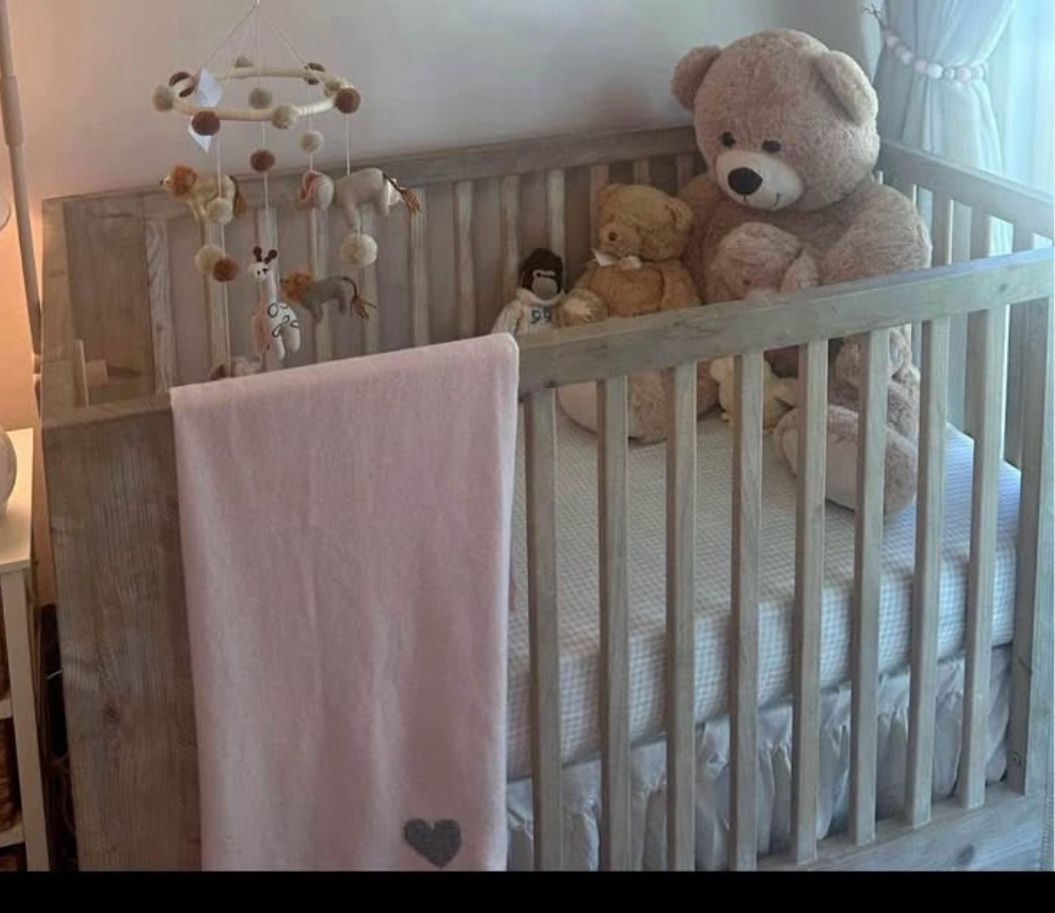 Crib Is With Mattress - Used