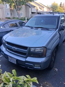 2006 chevy trailblazer lt 4wd 5 seater silver blue