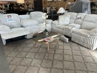 Corduroy Recliner Sofa & Loveseat $1099