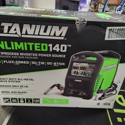 Titanium Unlimited 140 Professional Multi-process Welder.