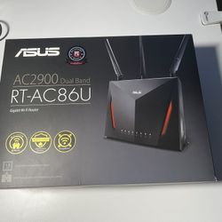 ASUS AC2900 WiFi Gaming Router (RT-AC86U) - Dual Band Gigabit Wireless Internet Router, WTFast Game Accelerator, Streaming, AiMesh Compatible