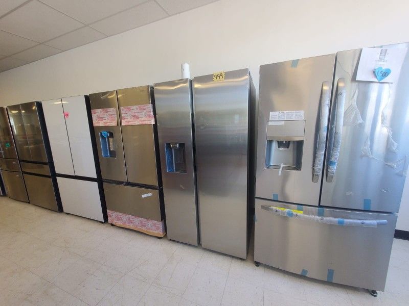Stainless Steel French Door Refrigerator New Scratch And Dent With 6months Warranty 