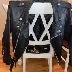 Men’s Small Genuine Leather Jacket 