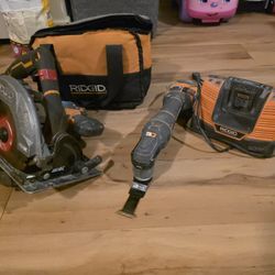 Ridgid Multitool And Skillsaw