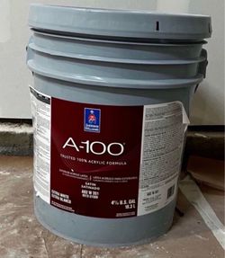 Exterior Paint. Satin. Grizzle Gray. New 5 gallons