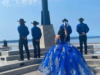 Quinceanera dress royal blue