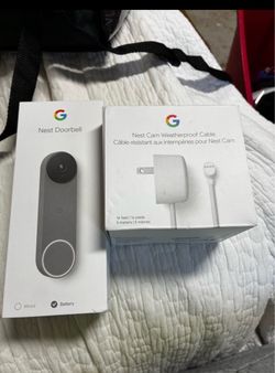 Google Nest Doorbell Battery with Weatherproof Cable