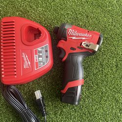 Milwaukee m12 fuel 12volt brushless  1/4 Impact hex