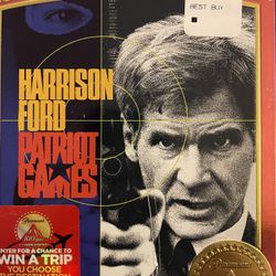 PATRIOT GAMES (Blu-Ray-1992) Harrison Ford!