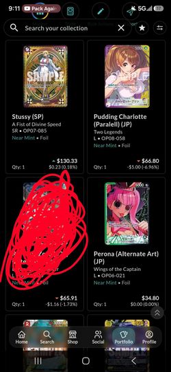 One piece cards for trade for zoro