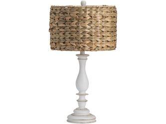 Palmer White/Natural Candlestick Lamp (Set of 2)