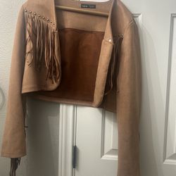 Fringe Crop Jacket