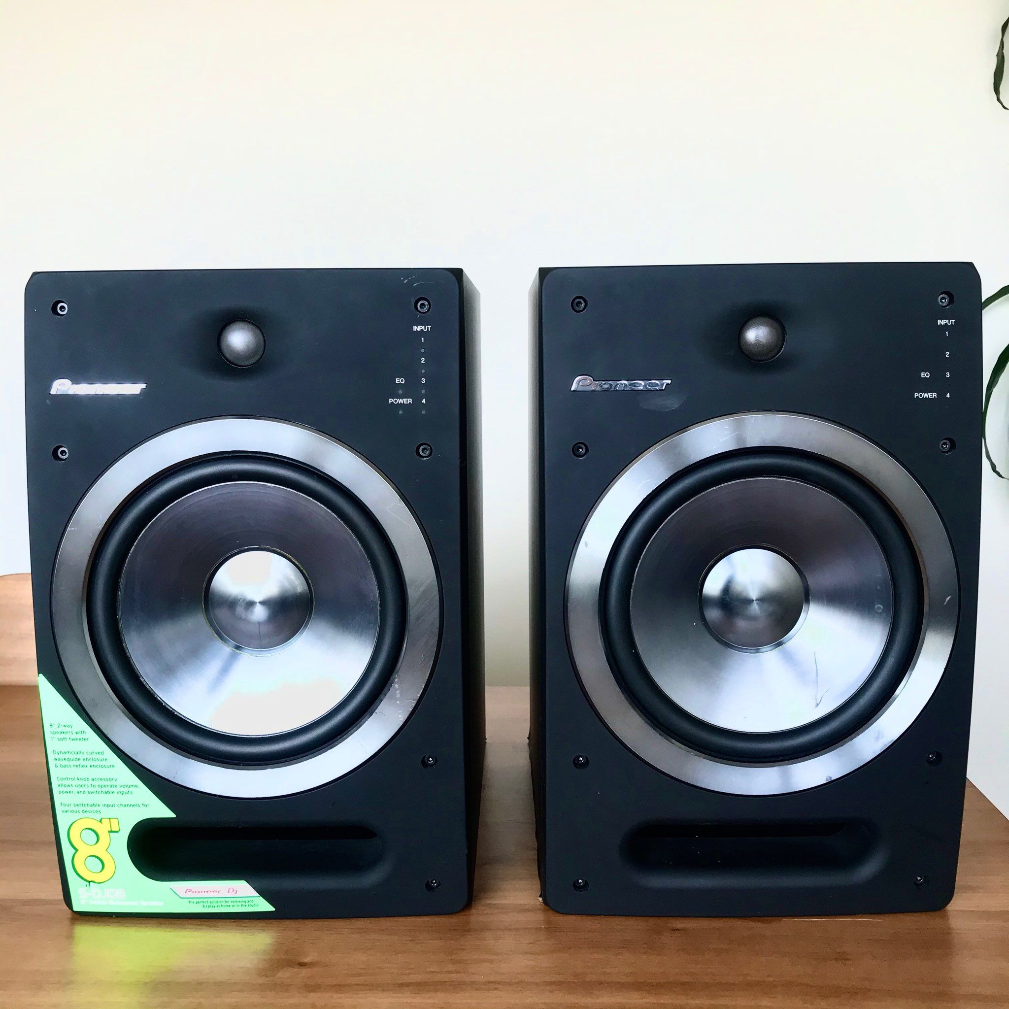 speaker(S-DJ08)×2 DISC Pioneer S-DJ08 21cm 2-way Powered Speakers