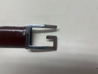 Gucci Brown Leather Women's Belt 75cm