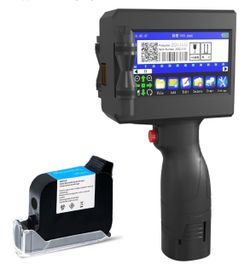 New Portable Handheld Inkjet Printer ZK-1691 with 4.3 Inch Touch Screen 42ml Quick-Drying Ink Cartridge Handheld Inkjet Printer for Any Surfaces