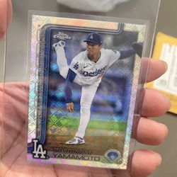 YOSHINOBU YAMAMOTO Topps Chrome Logofractor
