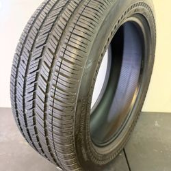 V784  235 55 18 100V  Bridgestone  DriveGuard Plus  Run Flat  One Used Tire 80% Life 