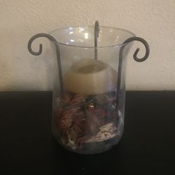 Glass Cylinder Potpourri Candle Holder