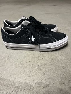 Converse Cons black & white skate shoes