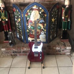 39” Semi-Hollow Tele-style Electric Guitar. ⭐️ Case Included!  This Is A Nice Lightweight Beautiful Guitar!! Any Marks You See Is Just Glare. 