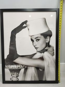 Audrey Hepburn Framed Photo