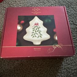 Lenox Holiday Tree Dish