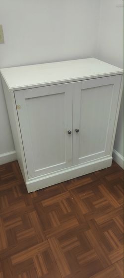 IKEA HAVSTA Cabinet + Open Shelves — White Storage Set
