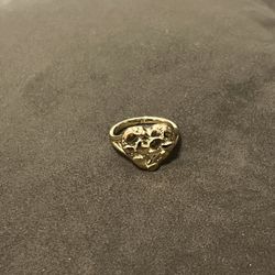 Heart Nugget Ring