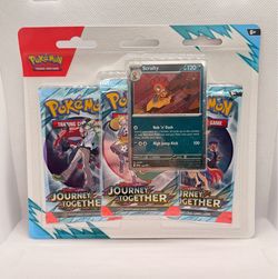 Journey Together 3 Pack Blister (Scrafty) - Pokemon TCG