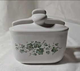 White Ceramic Napkin Holder