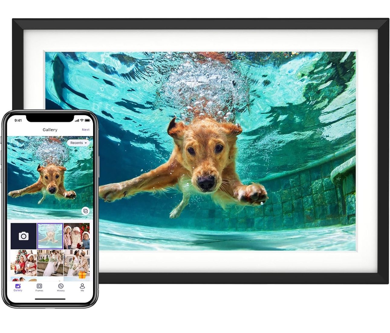 10.1'' Digital Picture Frame with 32GB Storage