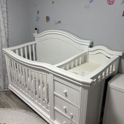 Grib with mattress