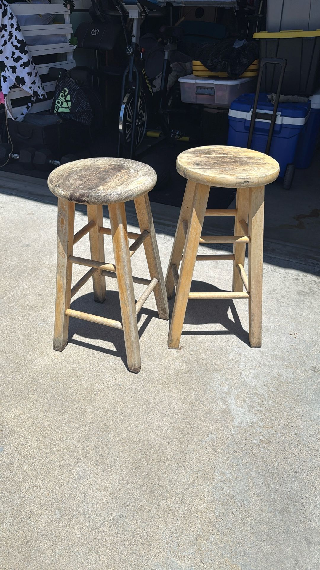 Wooden Barstool