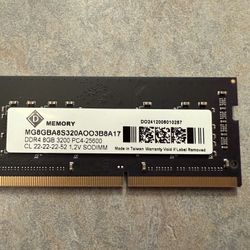 8GB DDR4 3200MHz SODIMM Laptop RAM (Samsung/Dataram)