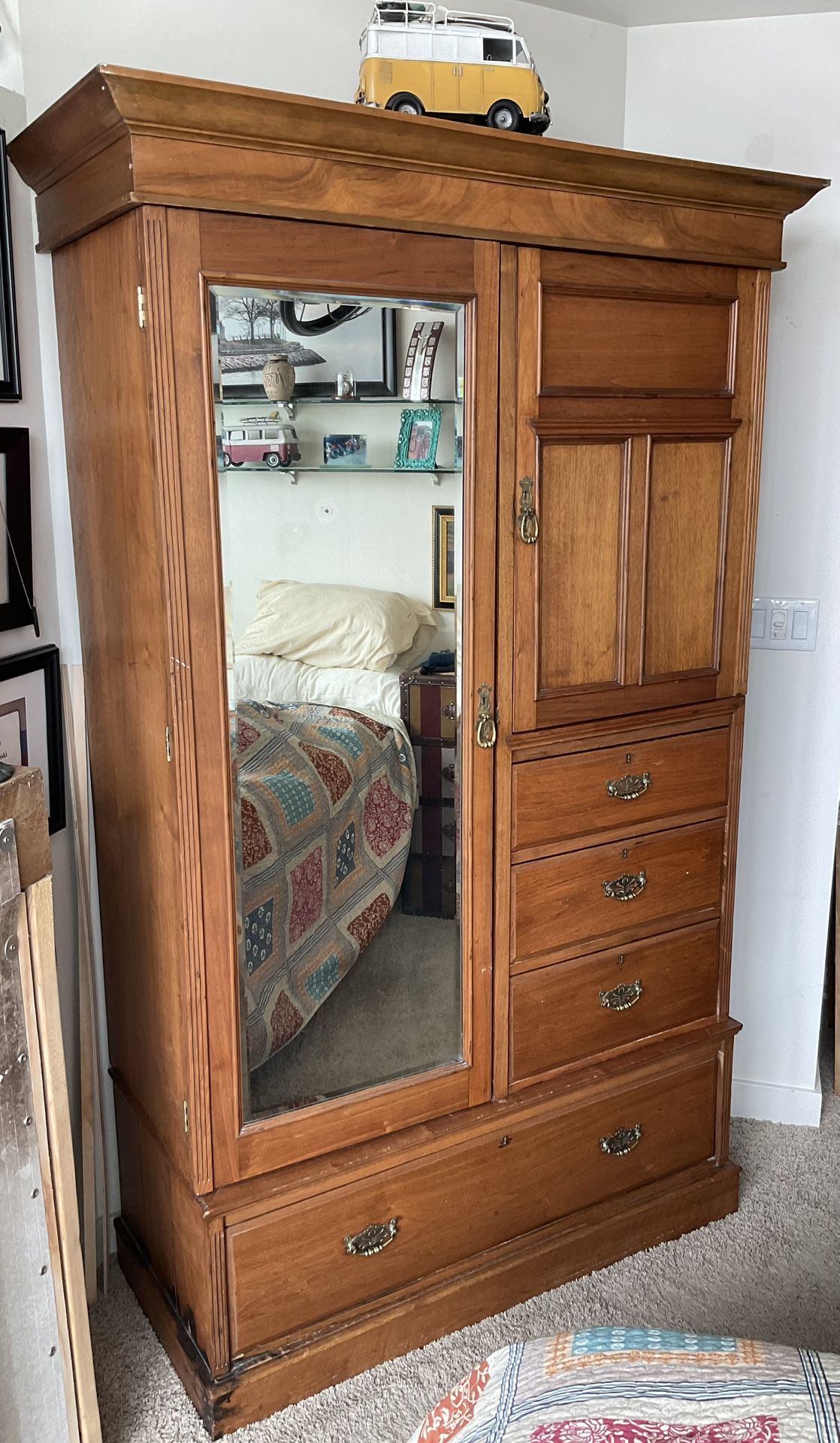 Antique Oak Armoire