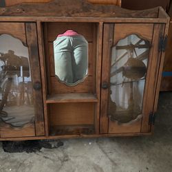 Antique Wall Cabinet 