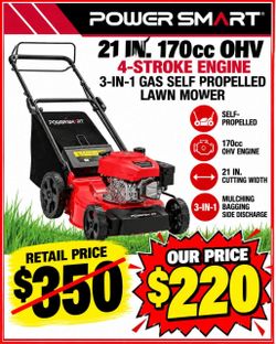 Power Smart 21in Gas Lawn Mower